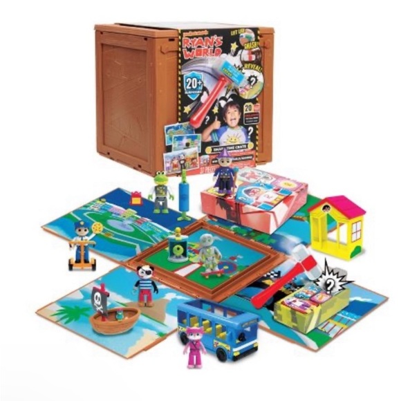 LAST ONE!! Ryan’s World Smash-Time Crate w/Hammer. - Picture 3 of 5